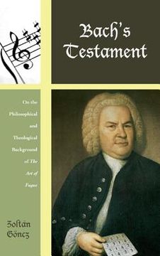 portada bach's testament: on the philosophical and theological background of the art of fugue