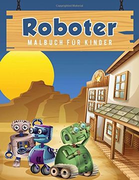 portada Roboter Malbuch für Kinder