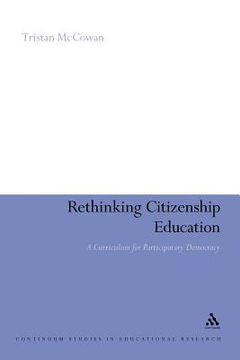 portada rethinking citizenship education (en Inglés)