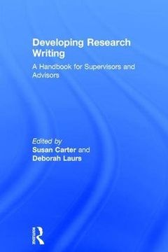 portada Developing Research Writing: A Handbook for Supervisors and Advisors (in English)