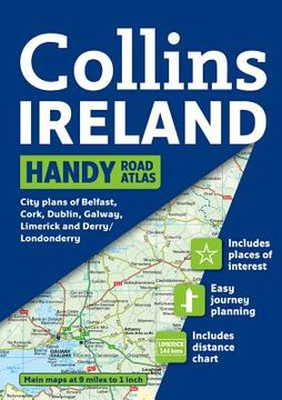 portada collins ireland handy road atlas (en Inglés)