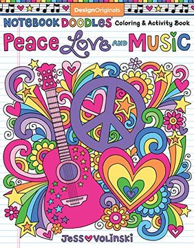 portada Not Doodles Peace, Love, and Music (en Inglés)
