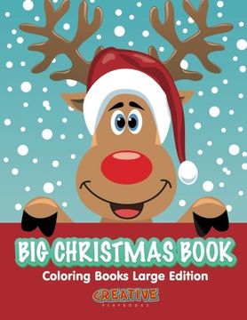 portada Big Christmas Book Coloring Books Large Edition (en Inglés)