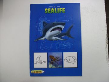 portada How to Draw sea Life (Fun and Learn Activity Books) (en Inglés)