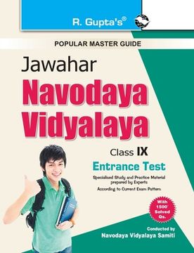 portada Jawahar Navodaya Vidyalaya Entrance Exam Guide for (9th) Class IX (en Inglés)