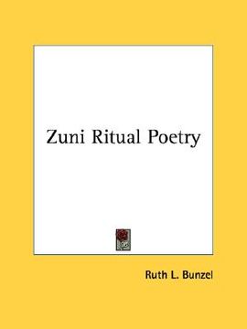 portada zuni ritual poetry (en Inglés)