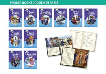 portada Phonic Books Hidden in Paris: Decodeable Books for Catch-Up (en Inglés)