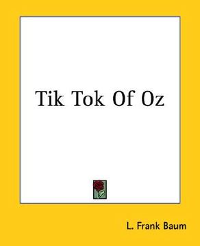 portada tik tok of oz (in English)