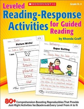 portada Leveled Reading-Response Activities for Guided Reading: 80+ Comprehension-Boosting Reproducibles That Provide Just-Right Activities for Readers at Eve (in English)
