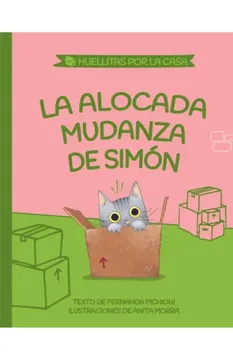 portada ALOCADA MUDANZA DE SIMON (HUELLITAS 1)