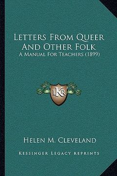 portada letters from queer and other folk: a manual for teachers (1899)