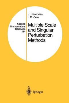 portada multiple scale and singular perturbation methods (en Inglés)