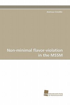 portada non-minimal flavor-violation in the mssm (en Inglés)
