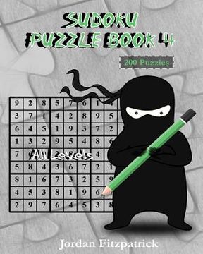 portada Sudoku Puzzle Book 4 All Levels: 200 Sudoku Puzzles - Large Size (en Inglés)