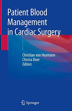portada Patient Blood Management in Cardiac Surgery (in English)