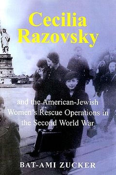 portada cecilia razovsky and the american jewish women's rescue operations in the second world war (en Inglés)