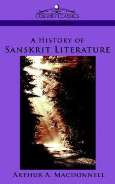 portada a history of sanskrit literature (en Inglés)