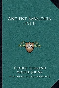 portada ancient babylonia (1913) (en Inglés)