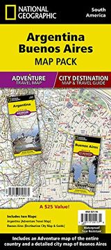 portada Argentina, Buenos Aires, map Pack Bundle: Travel Maps International Adventure (en Inglés)