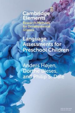 portada Language Assessments for Preschool Children: Validity and Reliability of two new Instruments Administered by Childcare Educators (Elements in Research Methods for Developmental Science) (in English)