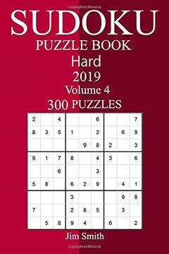 portada 300 Hard Sudoku Puzzle Book 2019 