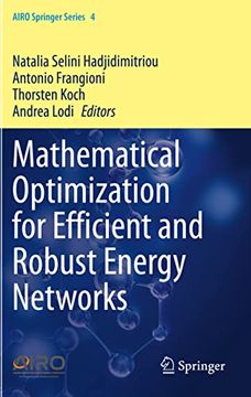portada Mathematical Optimization for Efficient and Robust Energy Networks (en Inglés)