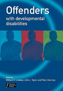 portada offenders with developmental disabilities (en Inglés)