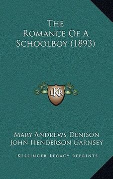 portada the romance of a schoolboy (1893) (in English)
