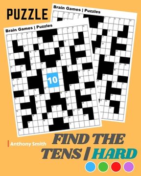 portada NEW!! Find the Tens Math Puzzle For Adults Hard Challenging Math Activity Book For Adults (in English)