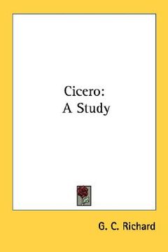 portada cicero: a study (in English)