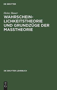 portada Wahrscheinlichkeitstheorie und Grundzüge der Maßtheorie (de Gruyter Lehrbuch) (en Alemán)