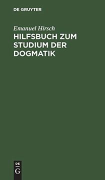 portada Hilfsbuch zum Studium der Dogmatik (German Edition) [Hardcover ] (en Alemán)