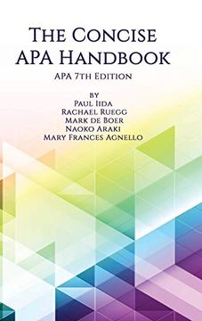 portada The Concise apa Handbook apa 7th Edition (Hc) (in English)