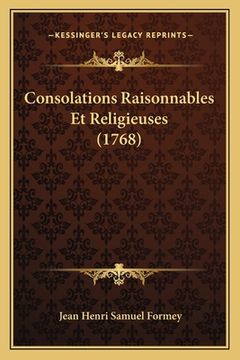 portada Consolations Raisonnables Et Religieuses (1768) (en Francés)