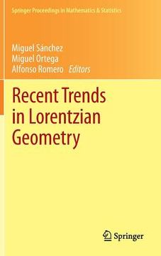 portada recent trends in lorentzian geometry (en Inglés)