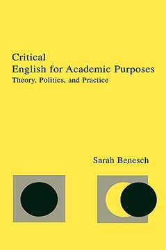 portada critical english for academic pr (en Inglés)