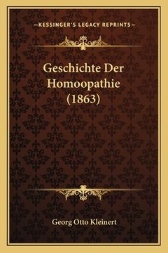 portada Geschichte Der Homoopathie (1863) (in German)