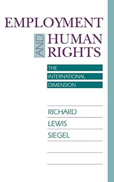 portada Employment and Human Rights: The International Dimension (Pennsylvania Studies in Human Rights) (en Inglés)