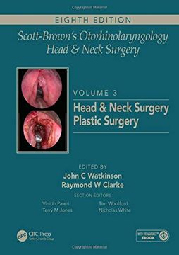 portada Scott-Brown'S Otorhinolaryngology and Head and Neck Surgery: Volume 3: Head and Neck Surgery, Plastic Surgery 