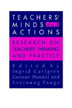 portada teachers' minds and actions: research on teachers' thinking and practice (en Inglés)