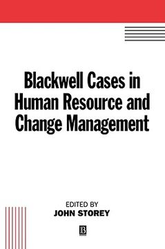 portada blackwell cases in human resource and change management (en Inglés)