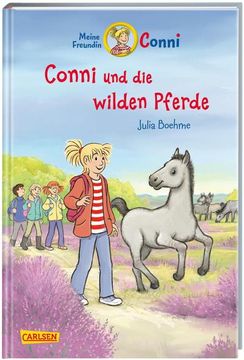 portada Conni Erzählbände 42: Conni und die Wilden Pferde (en Alemán)