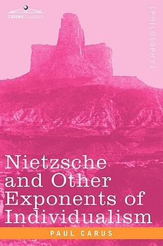 portada nietzsche and other exponents of individualism (in English)