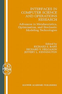 portada interfaces in computer science and operations research: advances in metaheuristics, optimization, and stochastic modeling technologies
