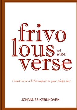 portada Frivolous Verse and Worse (in English)