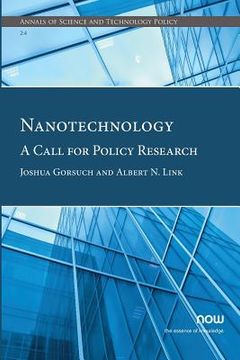 portada Nanotechnology: A Call for Policy Research