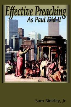 portada effective preaching as paul did it (in English)