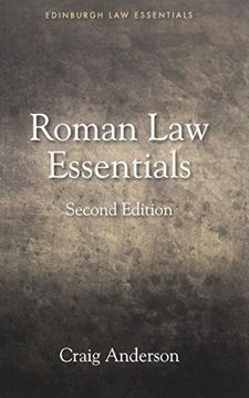 portada Roman law Essentials (Edinburgh law Essentials) (en Inglés)