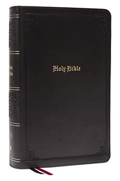 portada Kjv, Personal Size Large Print Single-Column Reference Bible, Leathersoft, Black, red Letter, Comfort Print: Holy Bible, King James Version (en Inglés)