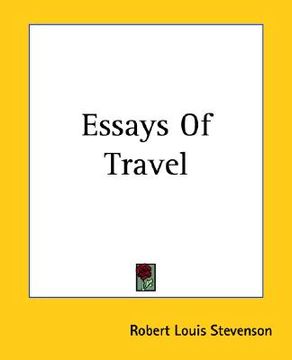 portada essays of travel (in English)